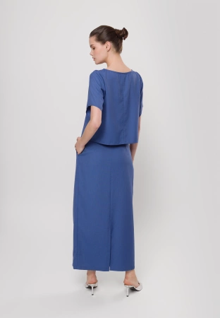 Długa spódnica z wiskozą