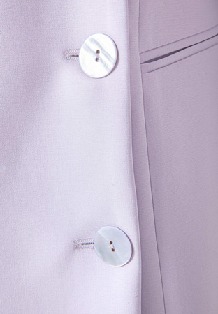 Elegancka żakietowa sukienka w kolorze lila