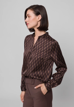 Wiskozowa bluzka w oryginalny print