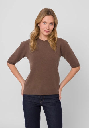 Dzianinowa bluzka z kaszmirem