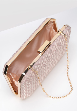 Wizytowa torebka w kolorze złotym