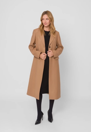 Wełniany płaszcz dyplomatka