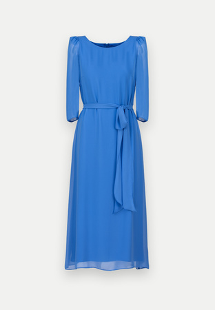 Elegancka niebieska sukienka