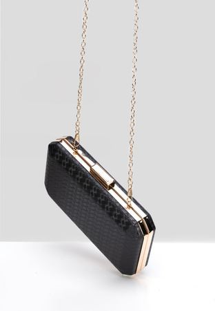 Wizytowa torebka w kolorze czarnym