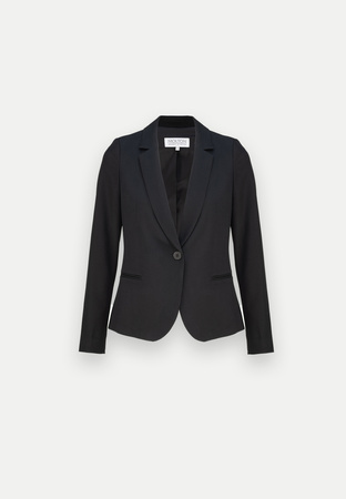 Taliowany czarny żakiet