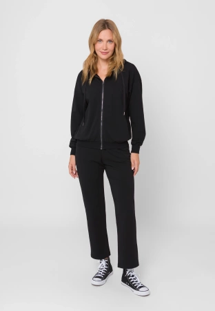 Czarne dresowe spodnie