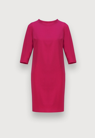 Sukienka ze stójką w kolorze fuksji