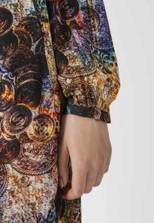 Sukienka w oryginalny wzór