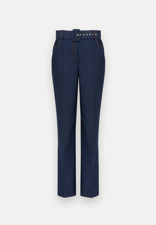 Szerokie spodnie a'la jeans z wiskozą