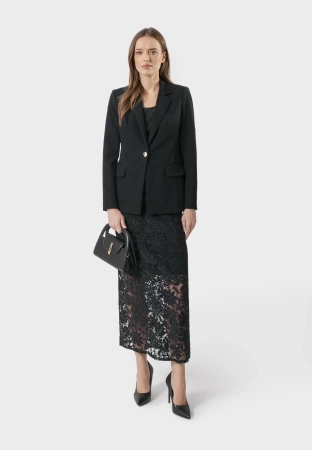 Długa spódnica z koronki