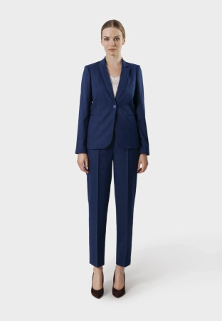 Granatowe cygaretki w drobną kratkę