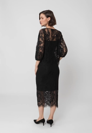 Czarna koronkowa spódnica