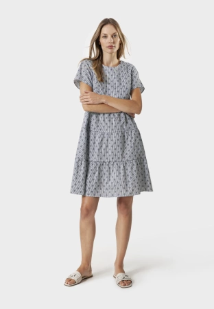 Sukienka w marynarski wzór