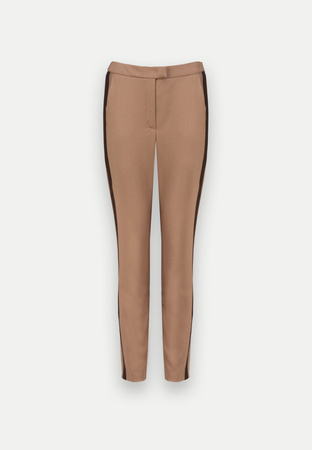 Brązowe cygaretki z lampasem