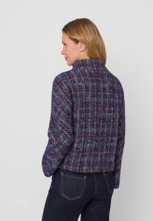 Kurtka wełniana ze stójką