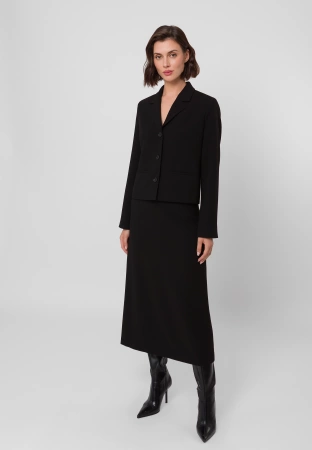 Długa trapezowa spódnica