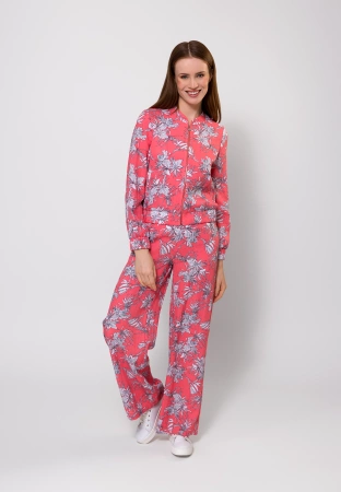 Bomberka z wiskozą w białe kwiaty