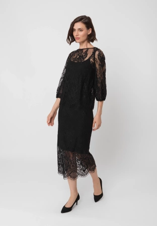 Koronkowa bluzka z topem