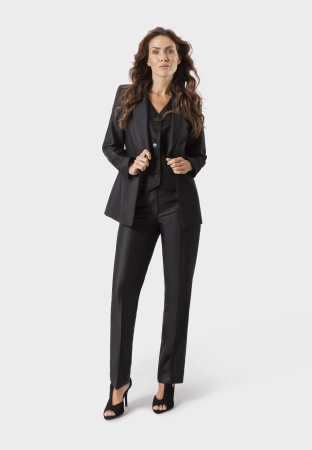 Żakiet z połyskiem na jeden guzik