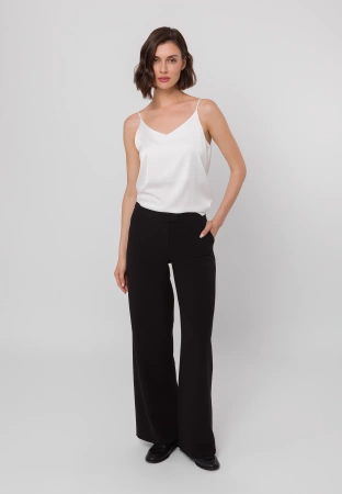 Spodnie z szeroką nogawką