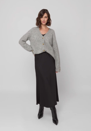 Długa czarna spódnica