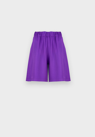 Fioletowe spodenki z wiskozy