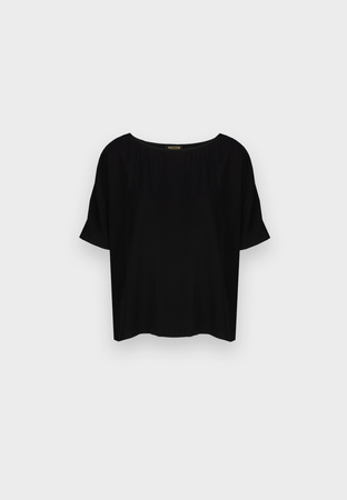 Czarna wiskozowa bluzka