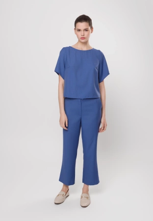 Bluzka z krótkim rękawem z wiskozą