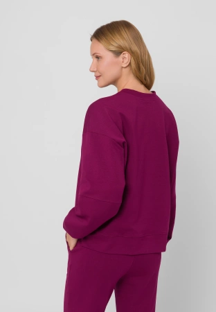 Bluza dresowa w kolorze bordowym