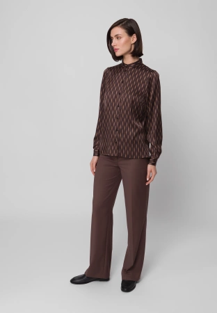 Wiskozowa bluzka w oryginalny print