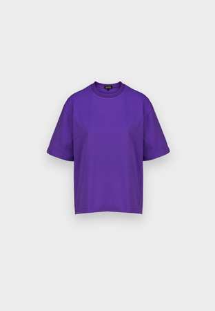 Fioletowy t-shirt oversize
