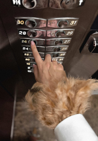 Beżowa bransoletka z naturalnych piór