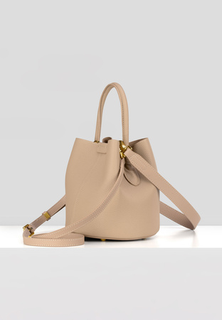 Beżowy kuferek z saszetką