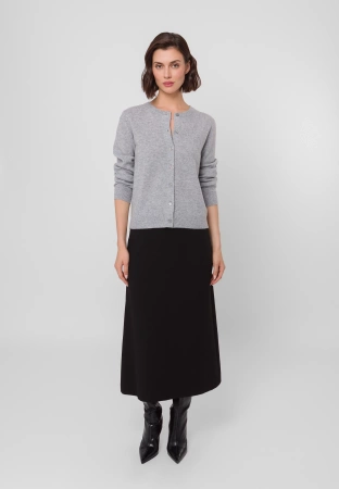 Długa trapezowa spódnica