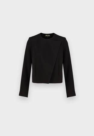 Żakiet z asymetrycznym zapięciem