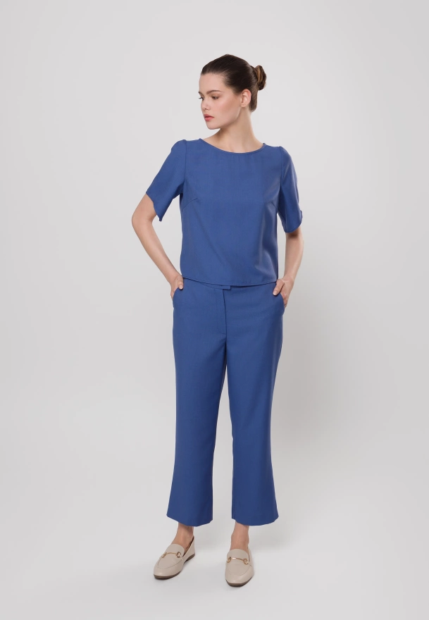 Proste spodnie z wiskozą