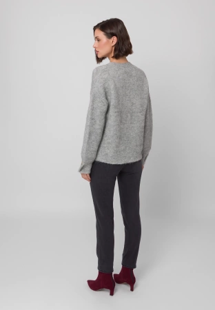 Jeansy slim fit w kolorze szarym