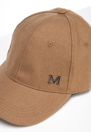 Camelowa czapka z daszkiem