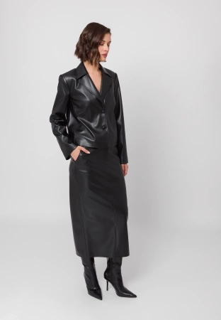 Spódnica z ekoskóry