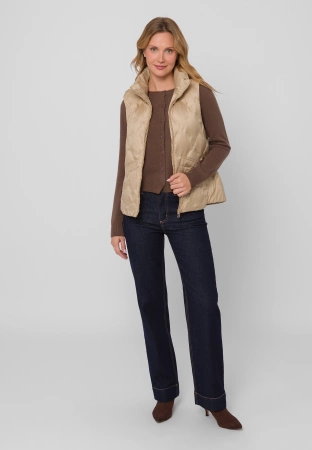 Brązowy kardigan z kaszmirem