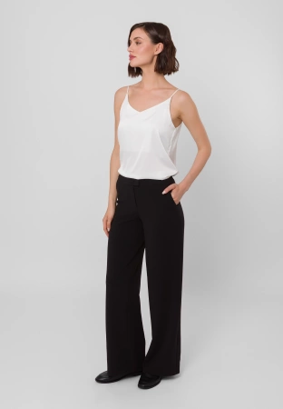 Spodnie z szeroką nogawką