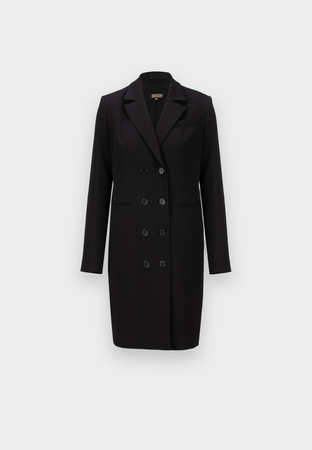 Czarna żakietowa sukienka