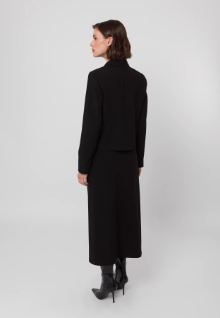 Długa trapezowa spódnica