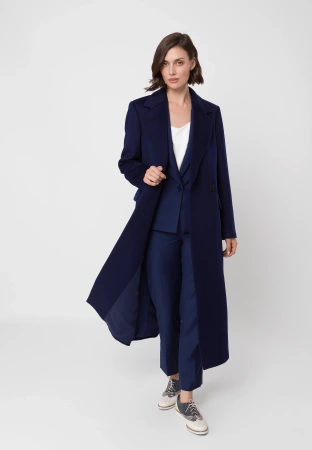 Spodnie w kant z prostą nogawką