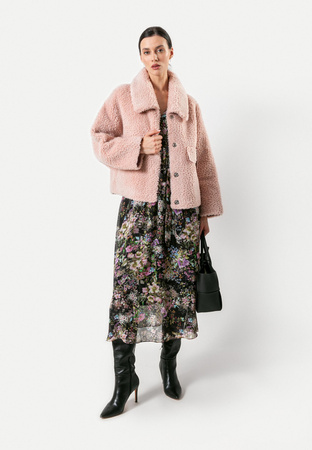 Długa sukienka w kwiaty