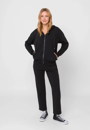 Czarne dresowe spodnie