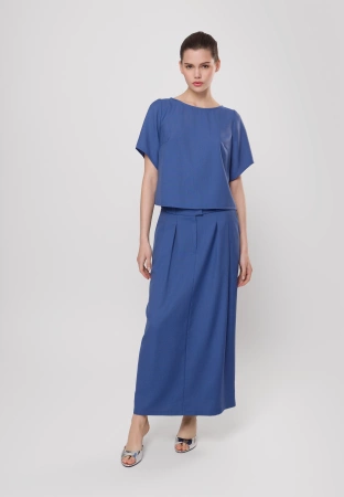 Długa spódnica z wiskozą