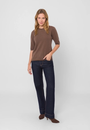 Dzianinowa bluzka z kaszmirem