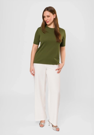 Oliwkowa bluzka z wiskozą