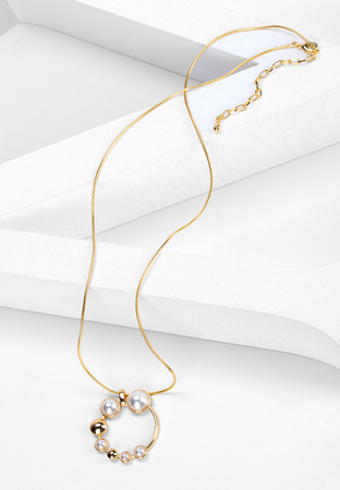 Naszyjnik z okrągłą zawieszką